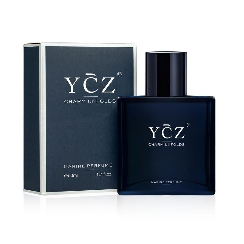 YCZ Perfumes Midnight Marine Eau De Parfum - Unisex 50ml Ocean Fresh Scent Premium Aromatic Woody Fragrance for Him & Her—LYH