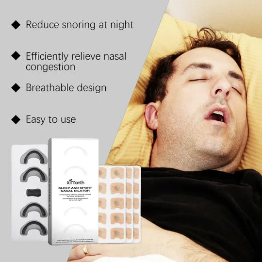 Intake Breathing Magnetic Nasal Strip Starter Kit and 15 Day Supply Extra Strength