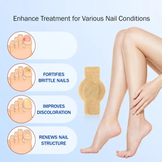 Fungal Nail Patches, 21pcs/box Nail Health Care Patches, Nail Fungus Care Patches, Suitable for Solving Fungal Nails and Other Nail Problems, Nail Supplies, Daily Care Nails Kit Set-hz