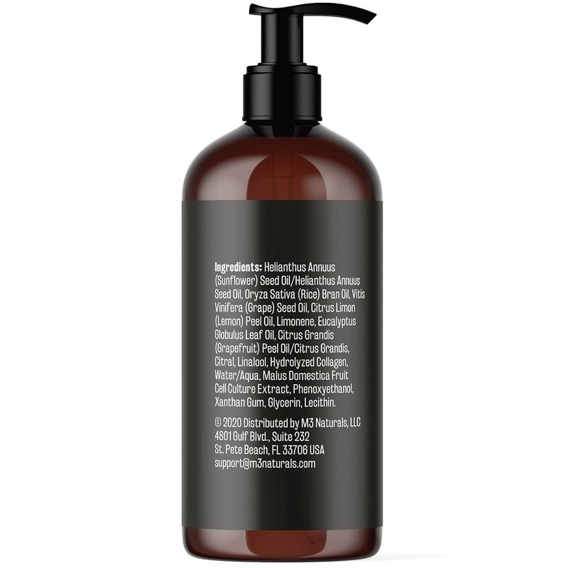 Anti Cellulite Massage Oil 8oz - Skin Tightening, Moisturizing - Body Care & Skin Care Massager by M3 Naturals Collagen Moisturizer Body Oil Moisture Hydrating