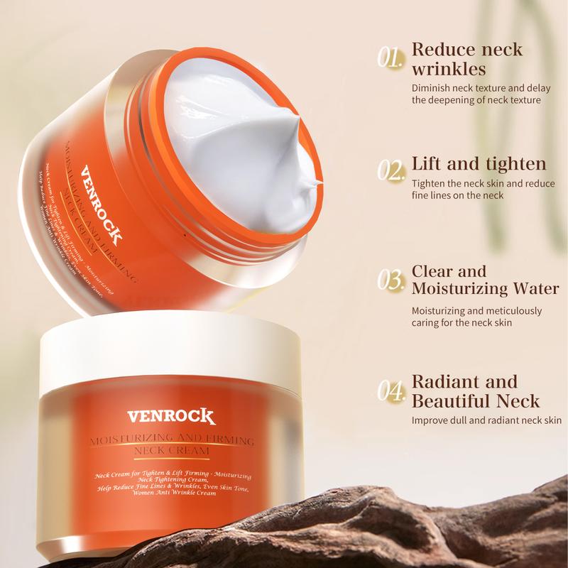 facial wrinkle cream, which firms the face and neck skin, is also a moisturizing cream and a unisex neck cream