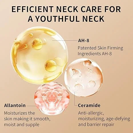 AH-8 Firming Neck Cream - Tighten & Lifting Skin for Crepey Skin, Maintains skin elasticity, Contains Hexapeptide, Moisturizing, Tightening Lotions Cosmetic Skin Care Skin Repair