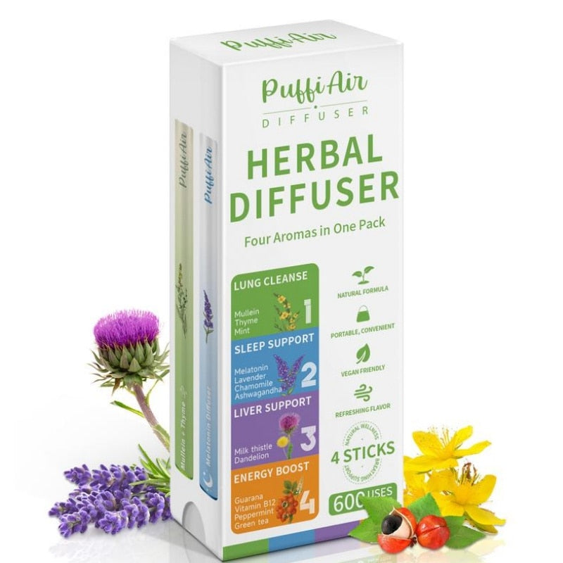 PuffiAir- Pure Herbal Diffuser for Natural Health Support