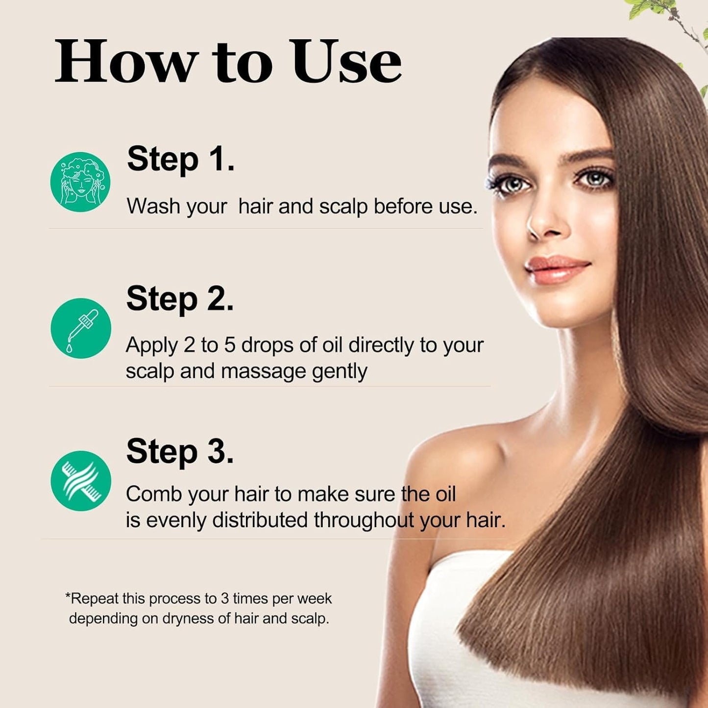 Rosemary Batana Oil - Organic Hair Growth -for Scalp & Hair Strengthening - All Hair Types Treatment Oil - Eyebrow & Eyelash Nourishing—HHW