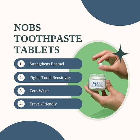 NOBS Toothpaste Tablets For Cavities And Holes