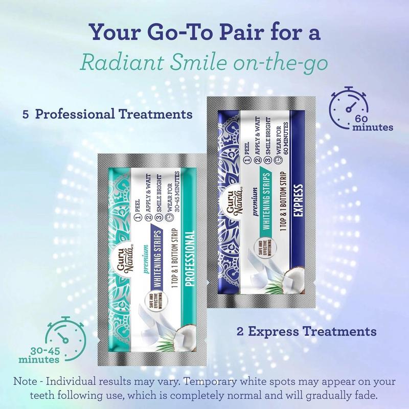 GuruNanda Whitening Strips (7-day treatment)-WWJ