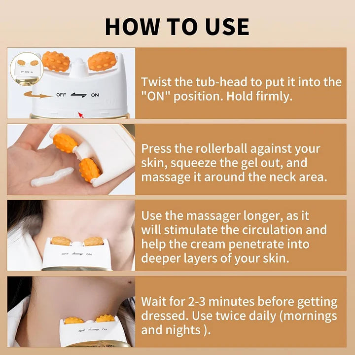 AH-8 Firming Neck Cream - Tighten & Lifting Skin for Crepey Skin, Maintains skin elasticity, Contains Hexapeptide, Moisturizing, Tightening Lotions Cosmetic Skin Care Skin Repair