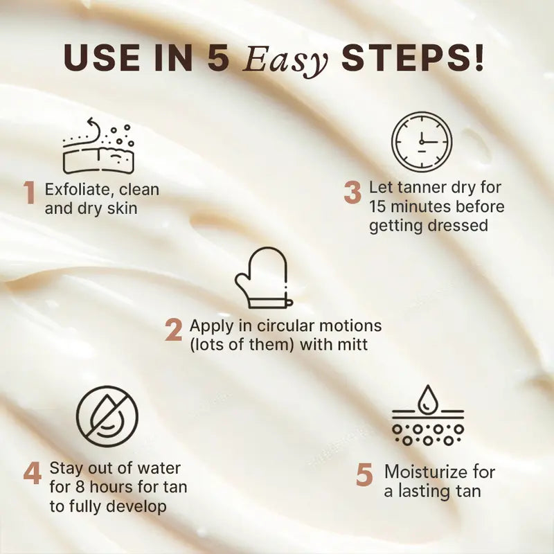 Self Tanner – Get a Natural Golden Glow Without the Sun ☀️ | Hydrating Streak-Free Body Tanner | Vegan & USA Made