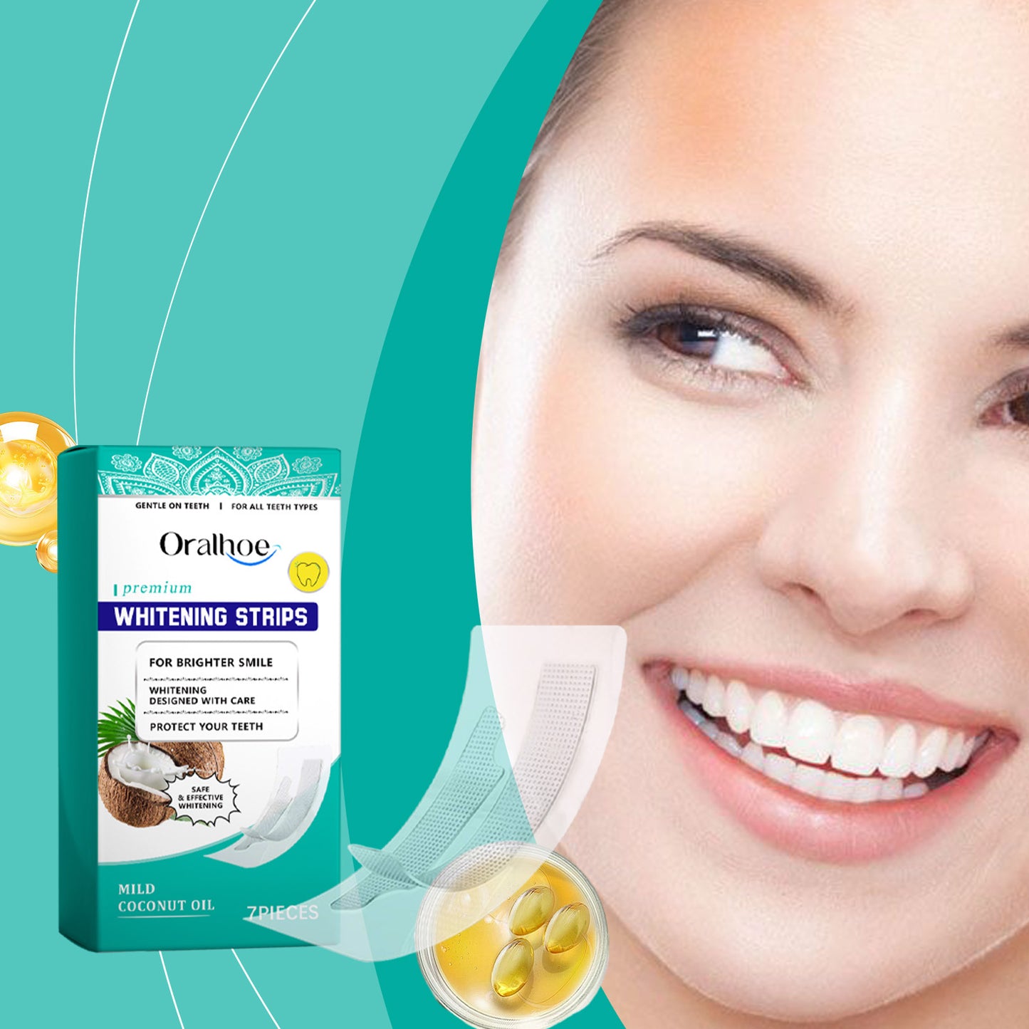 GuruNanda Whitening Strips (7-day treatment)-WWJ