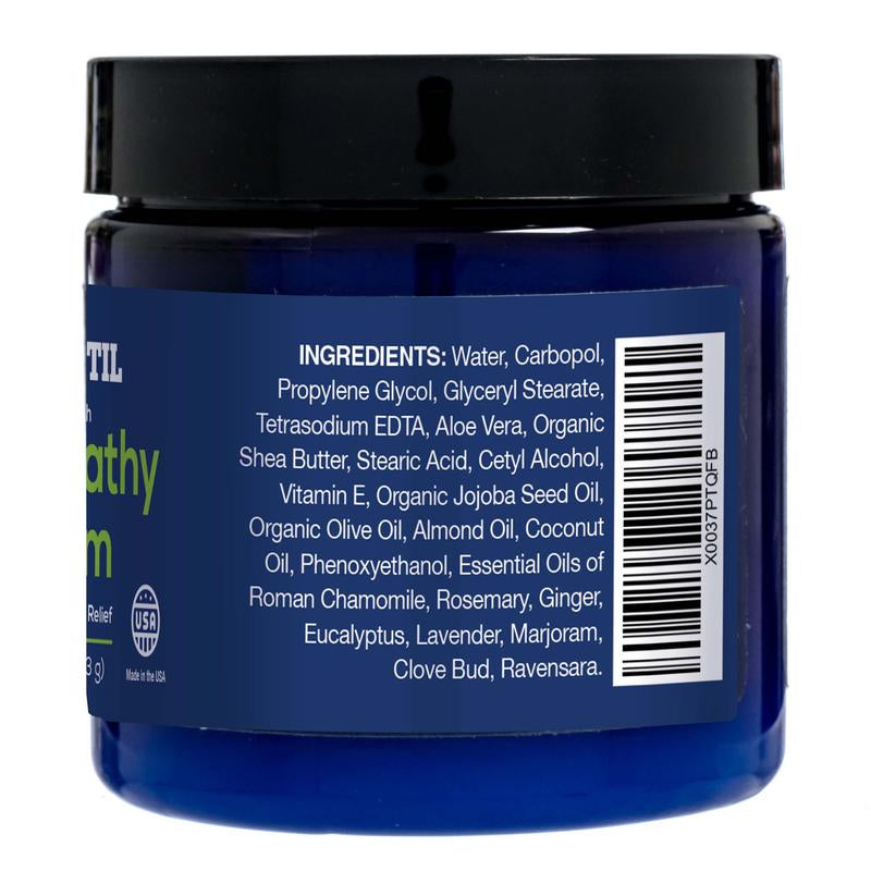 Migrastil Neuropathy Cream - Soothing Cream for Feet, Legs, Hands, Etc. Aloe Shea Butter Gentle Clove Moisturizing Body Care Daily