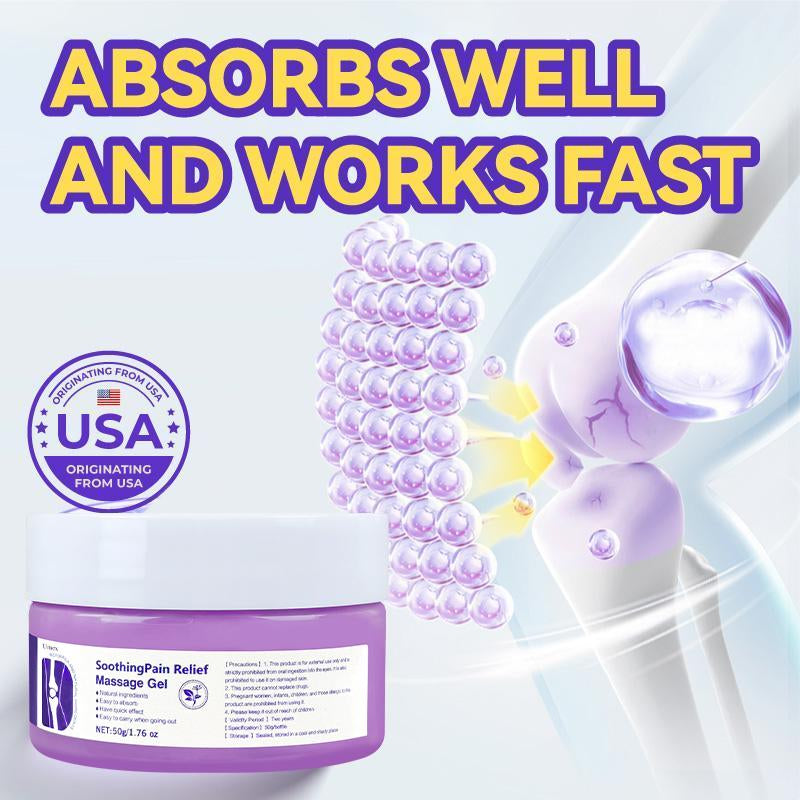 High-Performance Joint & Bone Gel | Supports Back, Neck, Feet, and Hands | Relieves Pain & Offers Moisturizing, Hydrating, and Restorative Care