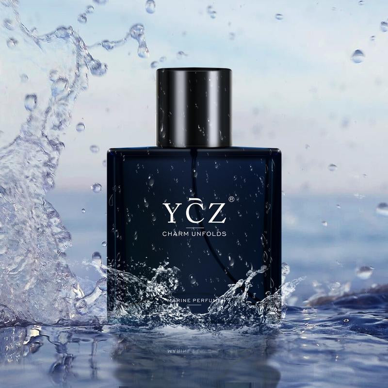 YCZ Perfumes Midnight Marine Eau De Parfum - Unisex 50ml Ocean Fresh Scent Premium Aromatic Woody Fragrance for Him & Her—LYH