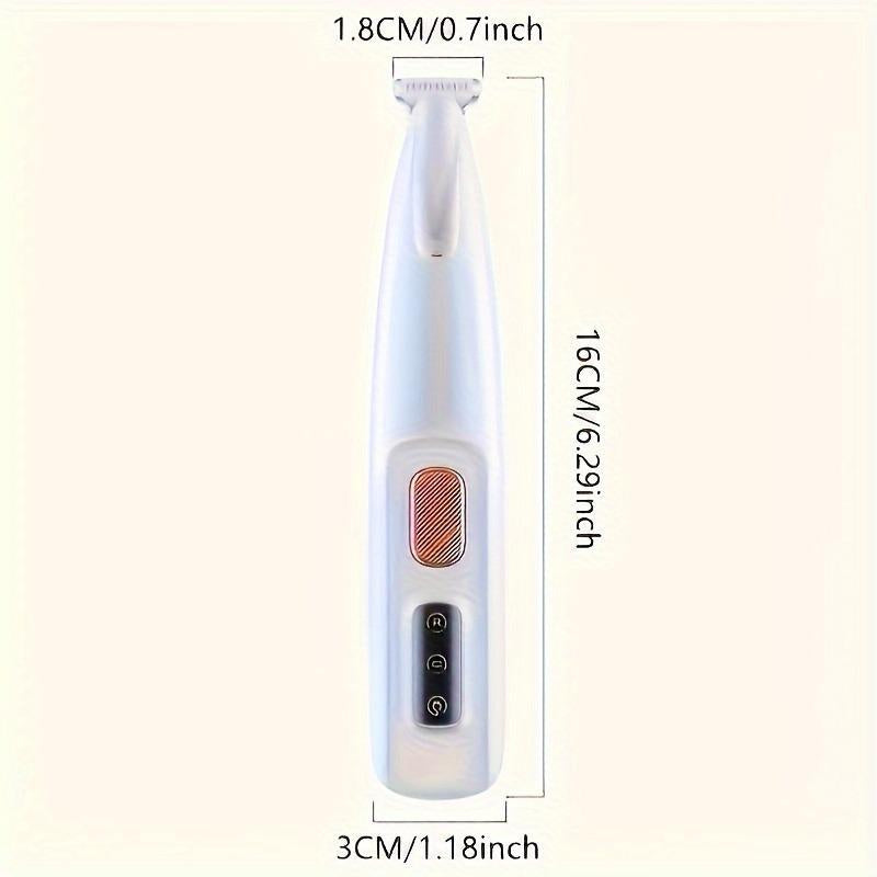 Rechargeable Pet Hair Trimmer Kit, Pet Paw Trimmer, Cordless Quiet Dog Trimmer for Grooming with LED Light, Small Dog Grooming Clippers for Dogs & Cats, Pet Grooming Tool,Waterproof, low noise pet shaver