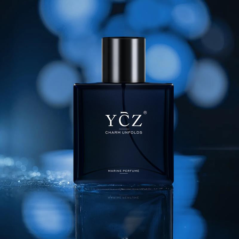 YCZ Perfumes Midnight Marine Eau De Parfum - Unisex 50ml Ocean Fresh Scent Premium Aromatic Woody Fragrance for Him & Her—LYH
