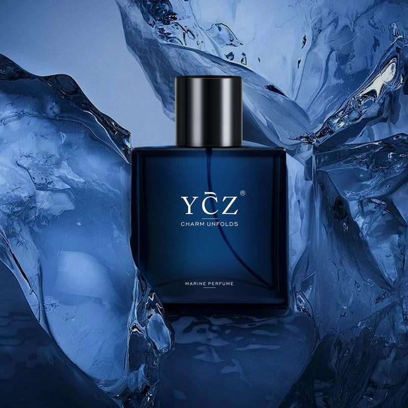 YCZ Perfumes Midnight Marine Eau De Parfum - Unisex 50ml Ocean Fresh Scent Premium Aromatic Woody Fragrance for Him & Her—LYH