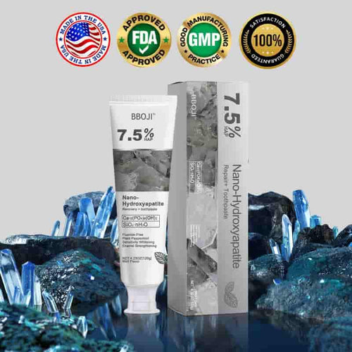 BBOJITM Fluoride-Free Hydroxyapatite Toothpaste - Gentle Whitening & Enamel Strength for Sensitive Teeth