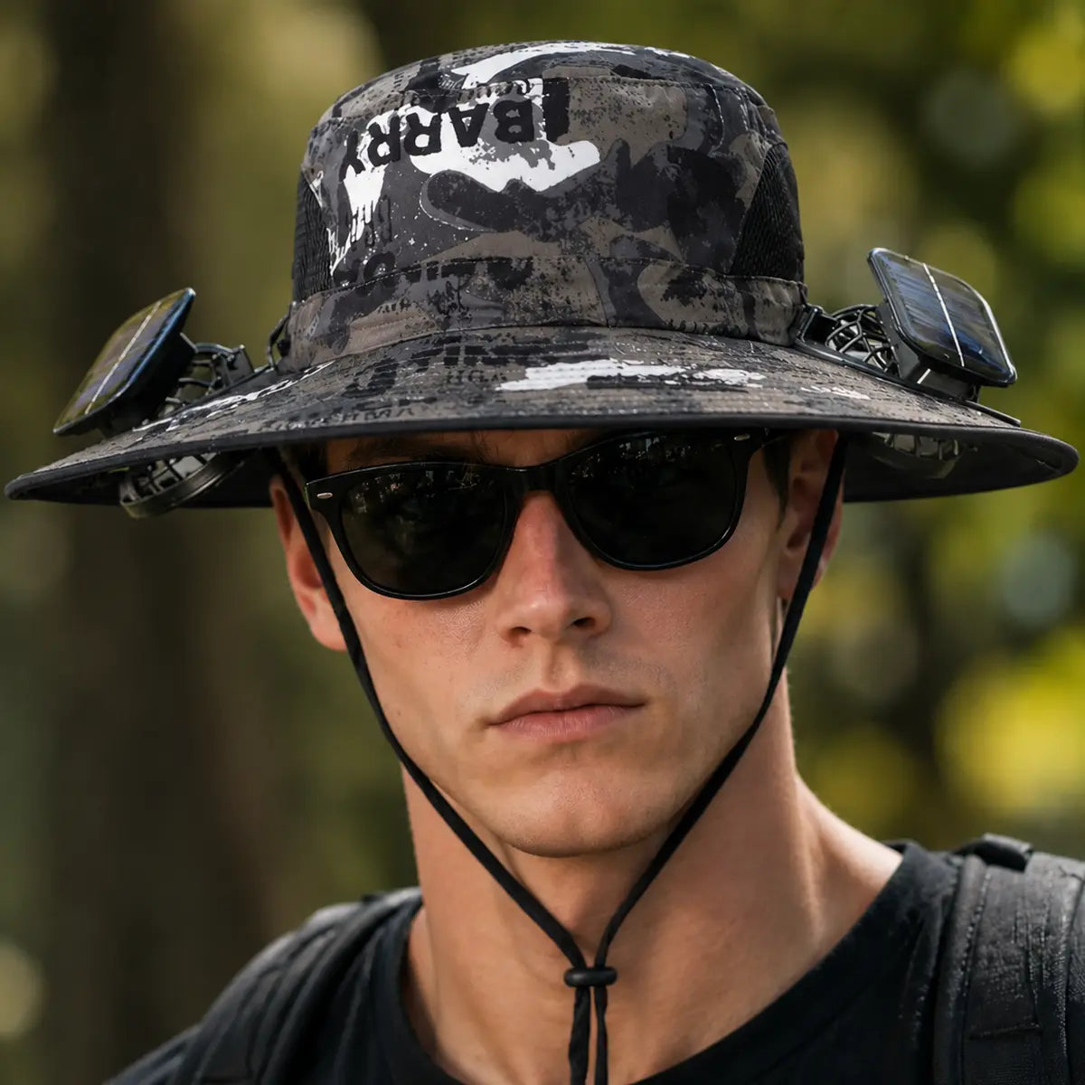Solar Cooling Fan Hat for Outdoor Summer