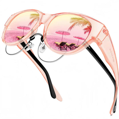 Fit-Over Polarized Sunglasses for Prescription Glasses