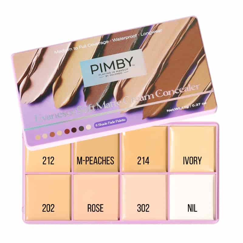 Evanesce Soft Matte Cream Concealer 8-Shade Fade Palette