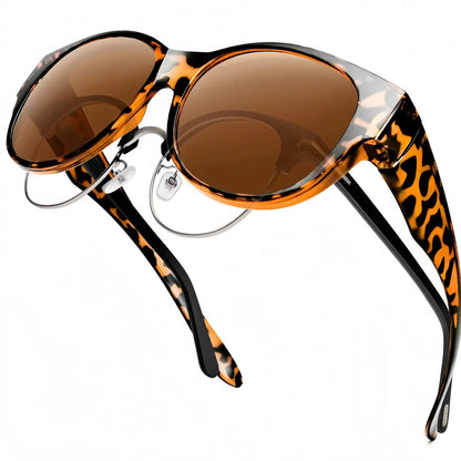 Fit-Over Polarized Sunglasses for Prescription Glasses