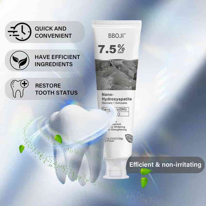 BBOJITM Fluoride-Free Hydroxyapatite Toothpaste - Gentle Whitening & Enamel Strength for Sensitive Teeth