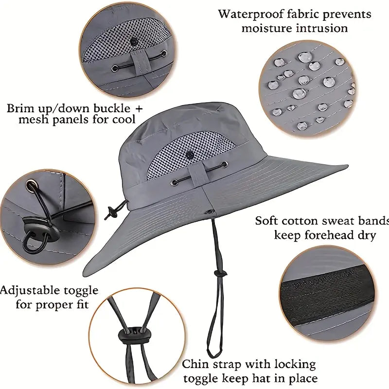 Solar Cooling Fan Hat for Outdoor Summer