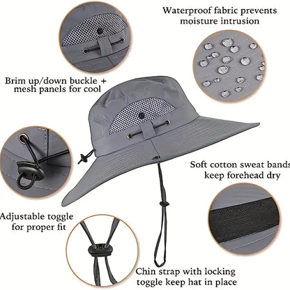 Solar Cooling Fan Hat for Outdoor Summer