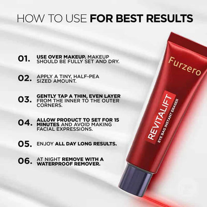 Eye Bag Eraser - Instantly Refreshes, Firms & Smooths for a Youthful Look That Lasts 8 Hours