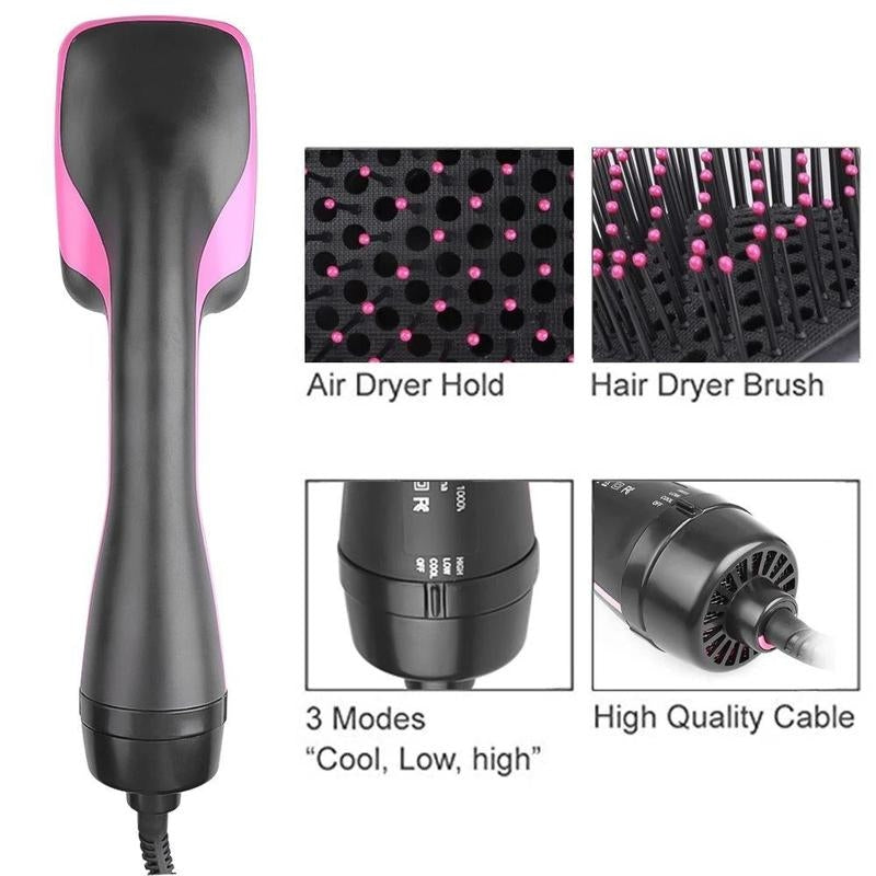 2 in 1 Comfort Comb Design Multifunctional Hair Dryer, Fast Drying Hair Styling Tool, Hairdressing Comb Hot Air Brush, Trending Products, Makeup Products, Back To School, Hair Straightener Comb