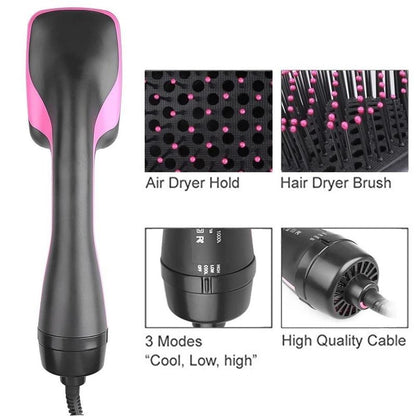 2 in 1 Comfort Comb Design Multifunctional Hair Dryer, Fast Drying Hair Styling Tool, Hairdressing Comb Hot Air Brush, Trending Products, Makeup Products, Back To School, Hair Straightener Comb