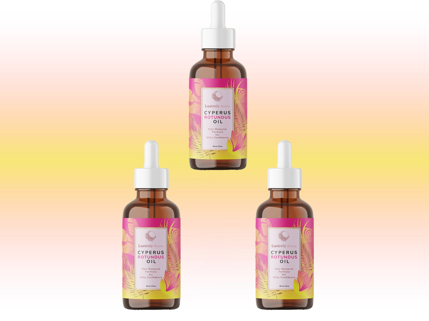 Last 3 hours 50% off ⏰Lustrely Beauty Cyperus Rotundus Oil for Natural Permanent HairReduction,Hair-Free, and Sensitive Skin Repair