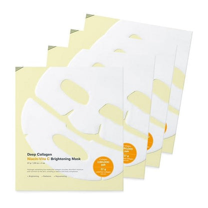 Deep Collagen Overnight Mask Facial Hydrogel Masks with low molecular weight collagen for elasticity, firming, and moisturizing