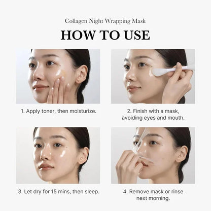 🔥Limited Time Offer🔥Collagen Overnight Wrapping Peel Off Facial Mask-dx