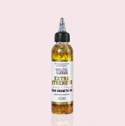 Extra Strength Rosemary & Fenugreek Hair Growth Oil 4oz - The Mane Attraction Herb Infused Growth Oil- Made For All Hair Types