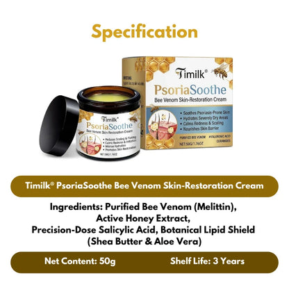 PsoriaSoothe Bee Venom Rescue Cream