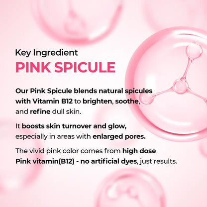 Lumi Pore & Spot Care Duo | Shrinks Pores & Fades Blemish Marks | Cyano Pink Spicule Serum + Picotonic Shot Ampoule