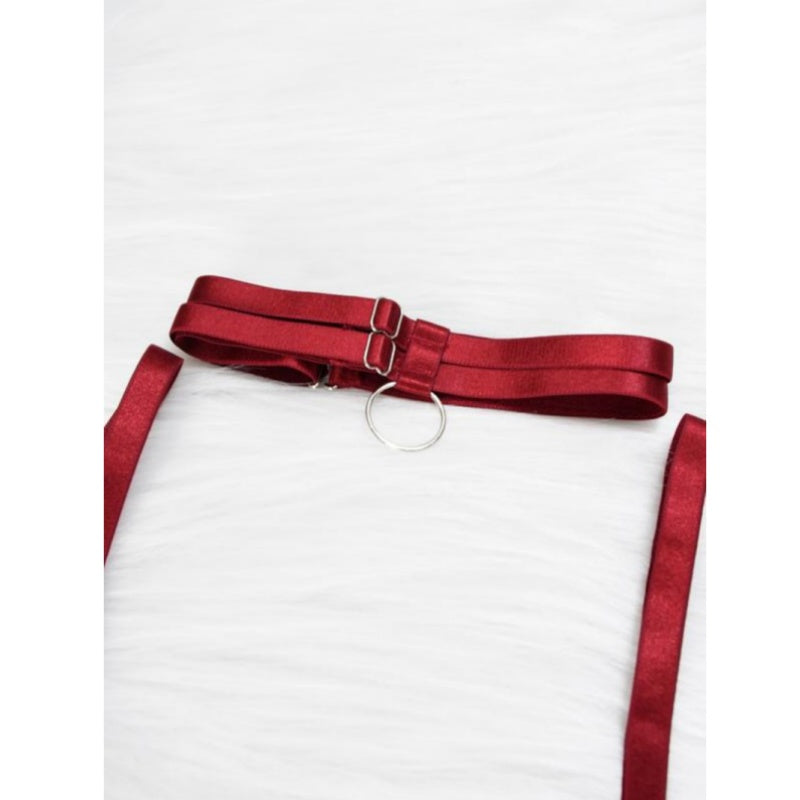 Day Women's Red Silk Bow Sleepwear Set - Glamour Nightwear for New Year, Valentine's Day, Birthday Gifts - Soft, Breathable, Minimalist Design - Comfortable Pajamas for Women Fabric Womenswear Suits Elegance