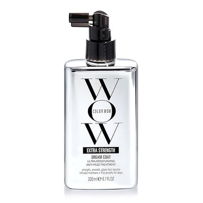 🔥COLOR WOW Extra Strength Dream Coat – Powerful ultra moisturizing, anti humidity treatment for extremely frizz prone hair| glassy smooth, straight + resistant styles up to 3-4 washes, 200 ml/6.7 FL.OZ🔥