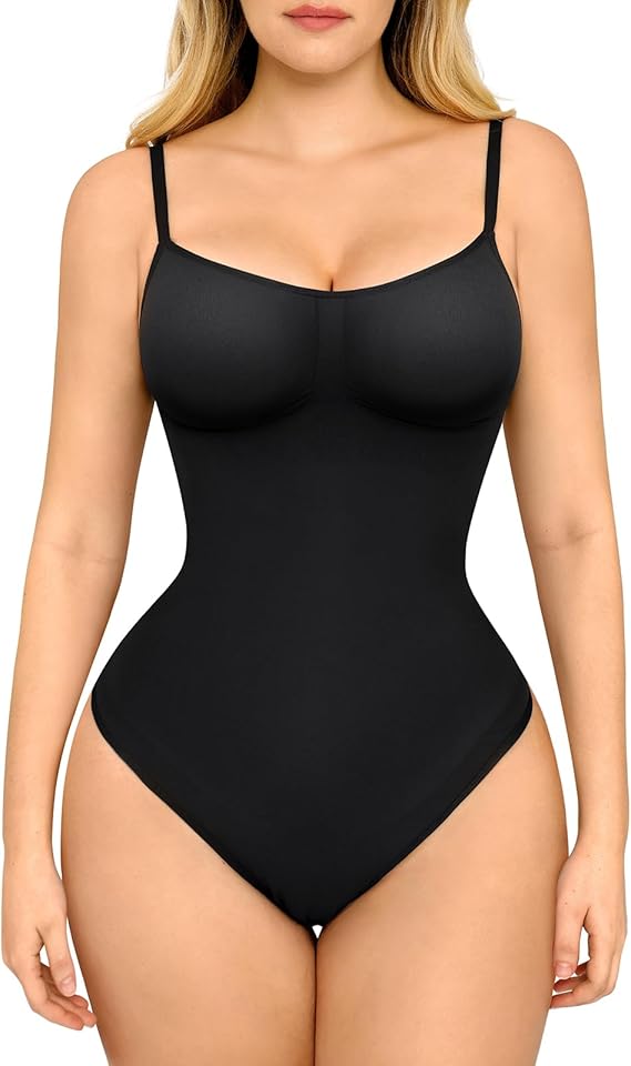 Shapewear Bodysuit Tummy Control Faja for Women Seamless Sculpting Butt Lifter Body Shaper