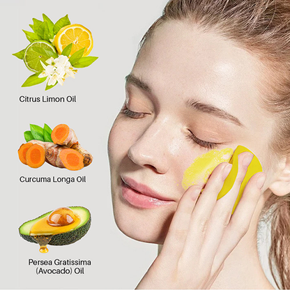 BUY 1 GET 1 FREE-ESSENTIALS Turmeric Cleansing Exfoliating Pads Facial Cleansing Skincare-xdx