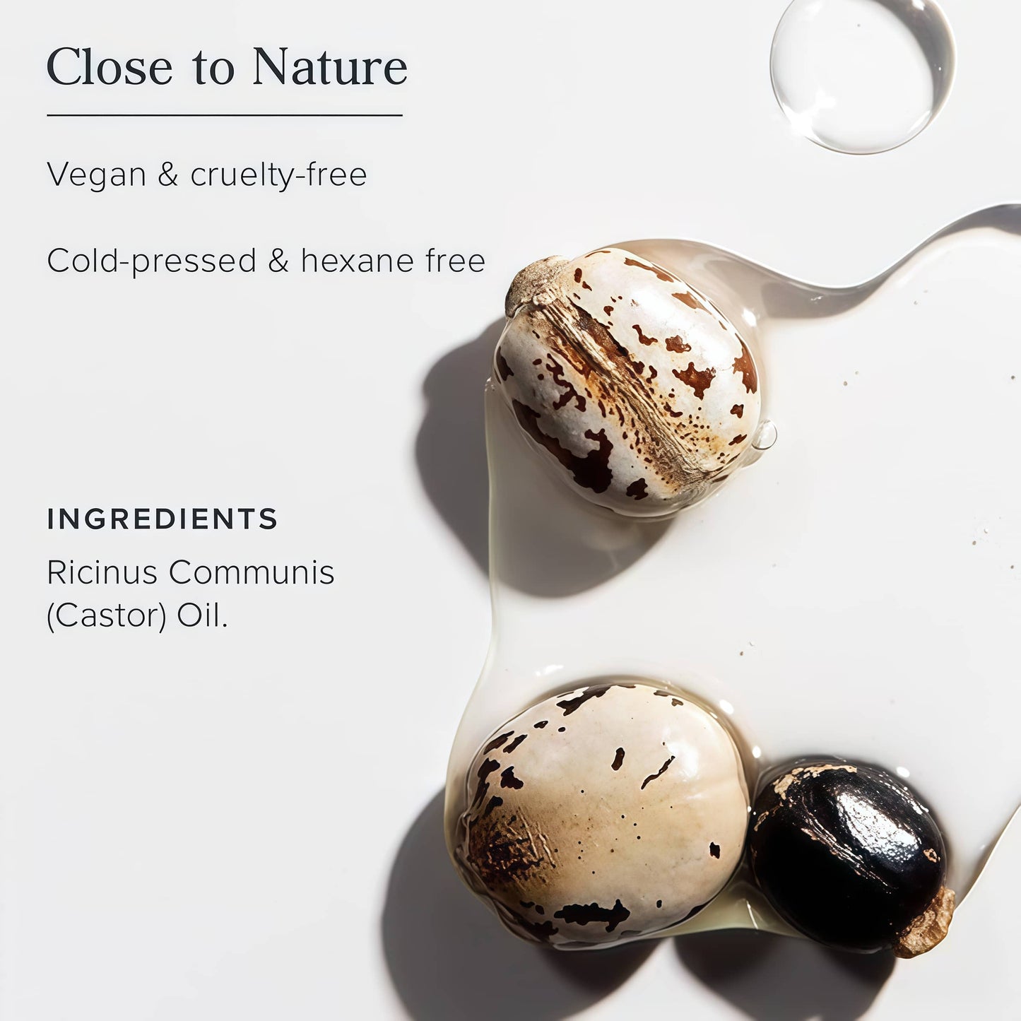 HERITAGE STORE Castor Oil Roll On Nourishing Treatment - Targeted Hydration for Skin Care, Hair Care, Quick and Easy Castor Oil Pack Wrap - Hexane Free, Vegan, Cruelty Free, 60-Day Guarantee, 3oz