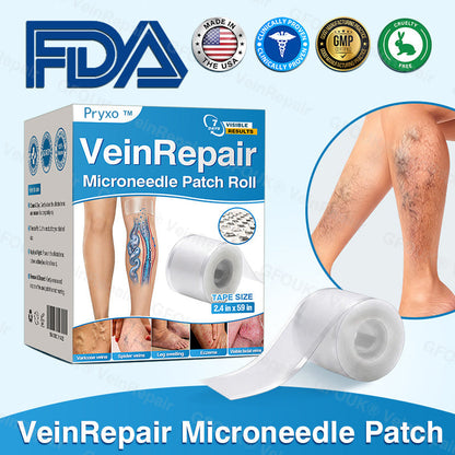 🇺🇸🏆✅️🏃Pryxo™ VeinRepair Microneedle Patch Roll⚡Instant Relief, Long-Term Results