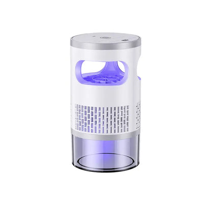 Indoor Mosquito & Flying Insect Trap with UV Light, Quiet Plug-In Bug Catcher with Suction Fan for Fruit Flies, Gnats & Moths, Ideal for Bedroom, Kitchen, Home & Office