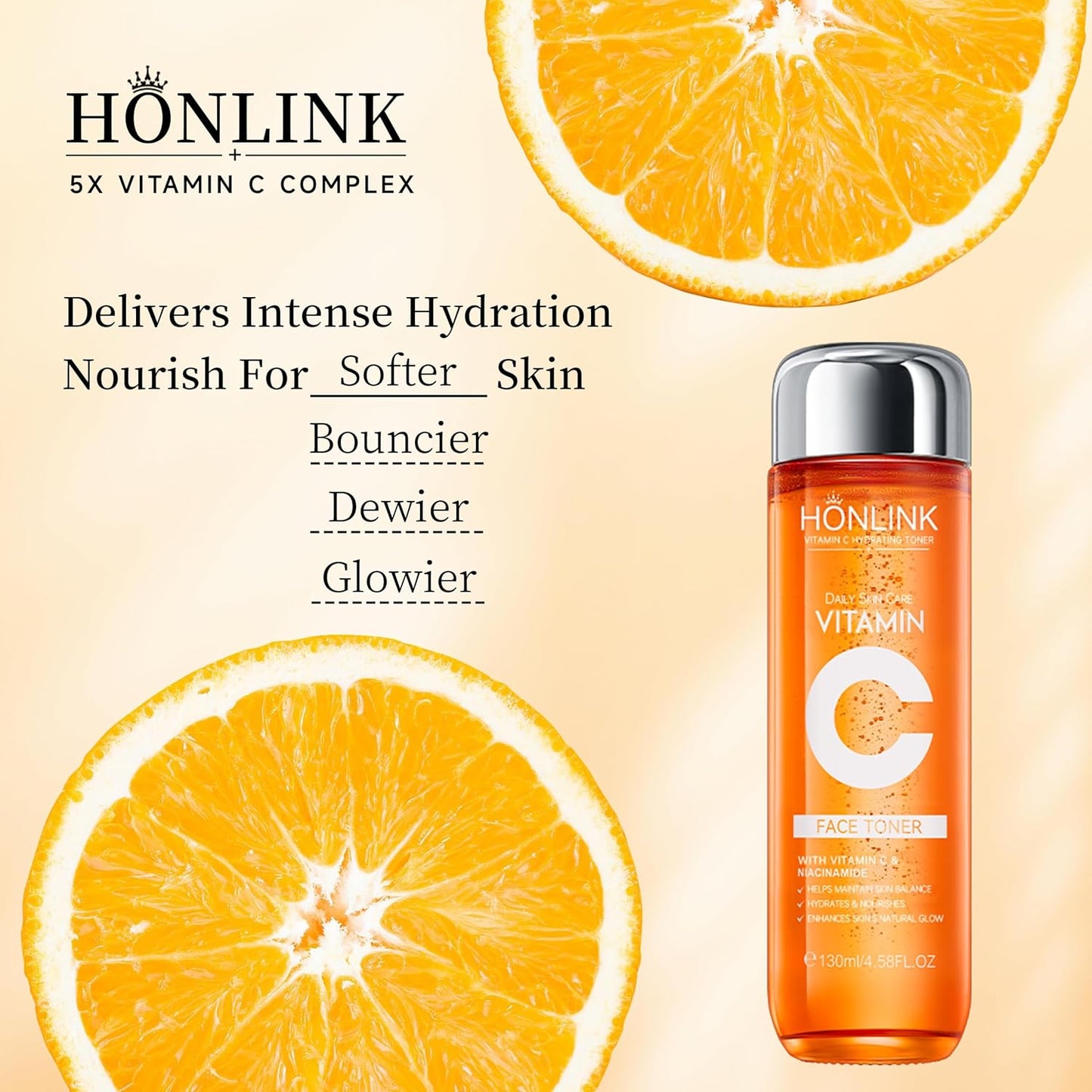 SADOER 5x Vitamin Face Toner/Glass skin/Collagen+HyaluronicAcid+Niacinamide