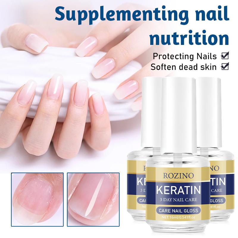 【Buy 1 Get 1 Free】3 Days Nail Care Keratin Amino Acid Formula for Superior Nail Nourishment Lightweight Moisture Boosting Daily Manicure 16ml