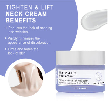 BUY 1 GET 1 FREE -Neck Cream - Tighten & Lift Firming Neck Cream for Skin- xdx