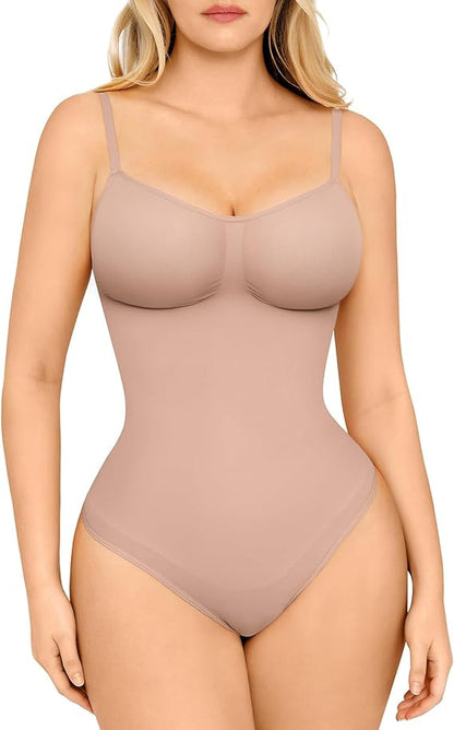 Shapewear Bodysuit Tummy Control Faja for Women Seamless Sculpting Butt Lifter Body Shaper