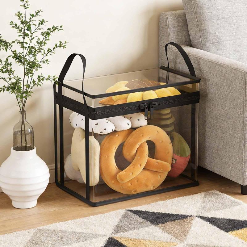 ⏳LAST DAY BUY 2 GET 1 FREE!!💕HomeVault™ Transparent Storage Bag – Large, Dust & Moisture-Proof with Handle✨Ultimate All-in-One Organizer for Clothes, Toys, Books, Stuffed Animals & Absolutely Everything! 🧸📚👕🧦