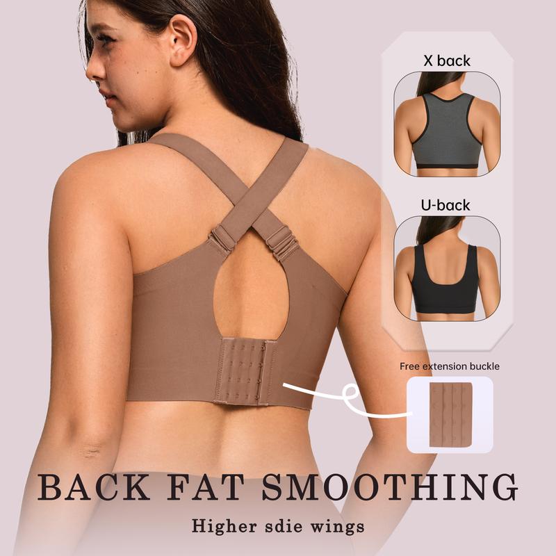 Women Wirefree Bras for Women Full Coverage No Underwire Everyday Bras Comfortable Wireless Padded Bras