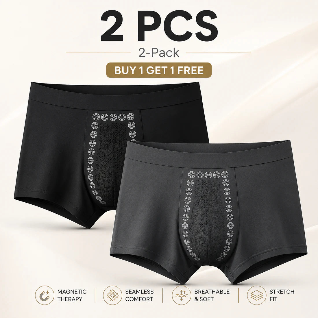 Men's Magnetic Prostate Care Boxers-LUN